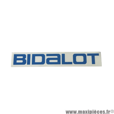 Autocollant Bidalot (14.7x2.5cm) à l'unité *Déstockage !