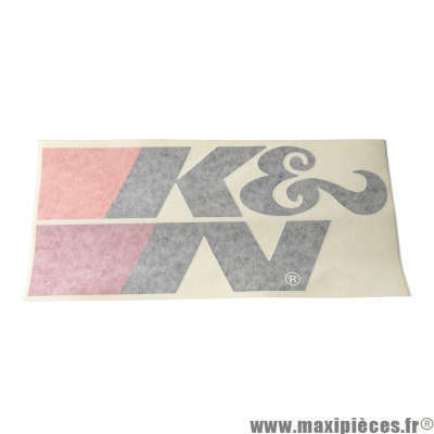 Autocollant K&N (23x11cm) à l'unité *Déstockage !