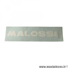 Autocollant / stickers Malossi blanc (15x4.5cm) *Déstockage !