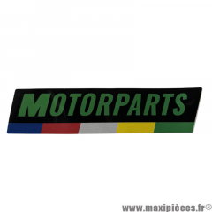 Autocollant Motorparts (9.5x2cm) à l'unité *Déstockage !