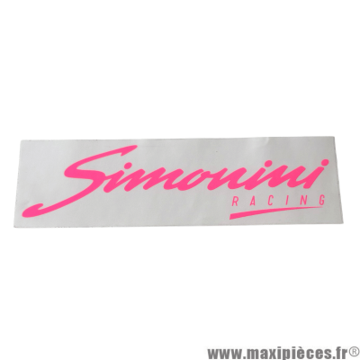 Autocollant Simonini rose (16x4.7cm) à l'unité *Déstockage !