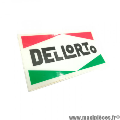 Stickers/Autocollant DELLORTO (12x6cm) à l'unité *Déstockage !