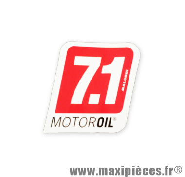 Autocollant 7.1 Motor Oil de Malossi (7,5 x 8,5 cm) à l'unité *Prix discount !