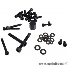 Kit vis décoration noir pour scooter MBK Booster / Yamaha Bw's 1999-2003