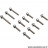 Vis carter CHC conique acier chrome 6x25 / 40 / 45 (x12) pour scooter booster / bw's * Prix spécial !