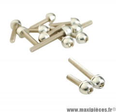 Vis carter CHC conique acier chrome 6x25 / 40 / 45 (x12) pour scooter booster / bw's * Prix spécial !