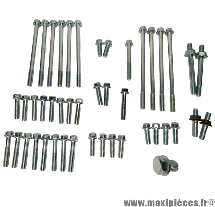 Kit visserie fifty pour moteur gy6 50cc – pièce moto, scooter