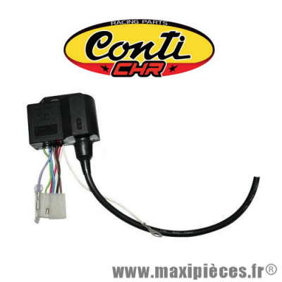 Bobine haute tension (Leonelli) pour allumage Conti CHR moteur 50 à boîte Derbi euro 2/3 Minarelli am6 avec ou sans démarreur * Déstockage !