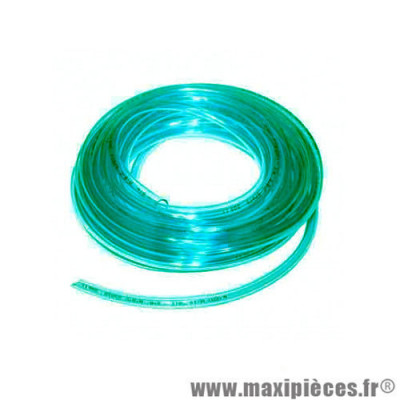 Durite double épaisseur 6mm Ariete vert transparent (intérieur 6mm par 9mm extérieur/vendu par 10 mètres) * Déstockage !