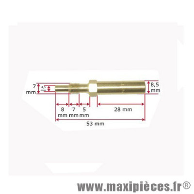 Puits d'aiguille Dellorto 267 DQ pour carbu VHSB - VHSB Racing - VHSC - VHSH *Déstockage !