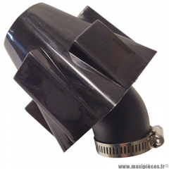 Filtre à air noir Ø28-35mm E5 coude 45 degrés * Prix spécial !