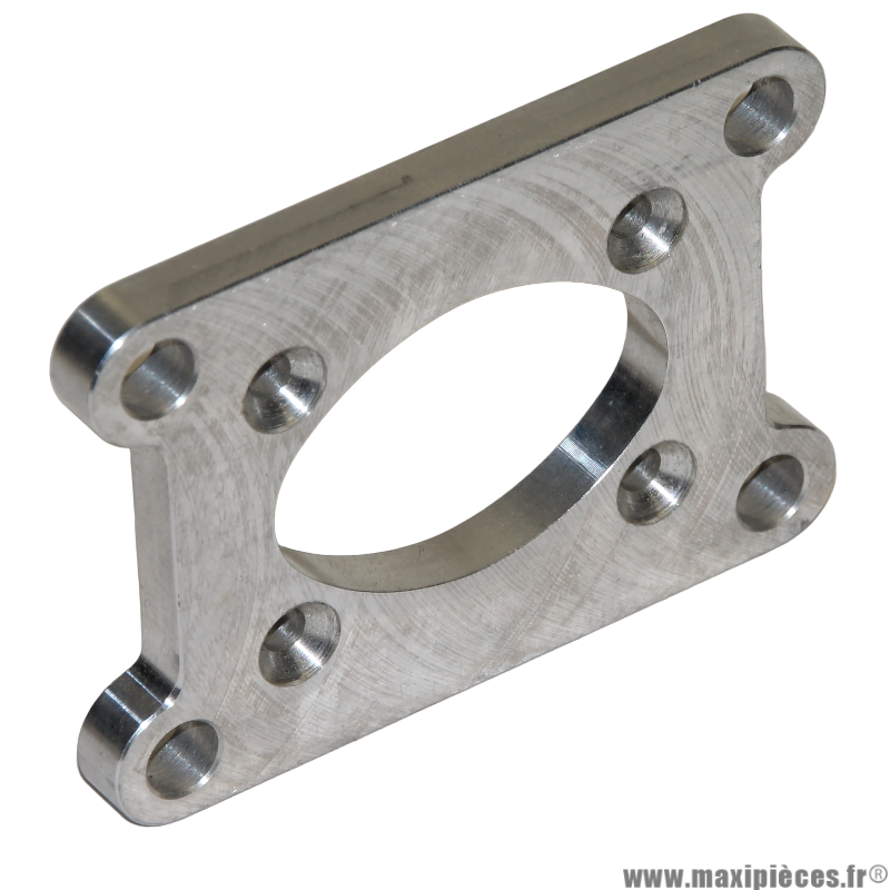 Embase/platine alu ovale pour pipe multi-position Conti motorisation Derbi senda euro 2/3 * Déstockage !