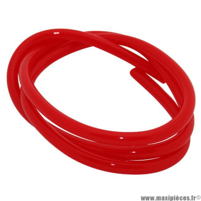 Durite d'essence 5mm rouge diamètre extensible (intérieur 5mm par 8mm extérieur/vendu par 1 mètres) * Prix spécial !