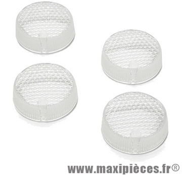 Kit Cabochon de clignotant transparent Aprilia RS 99-05, Derbi Xtrem et Xrace 04-05