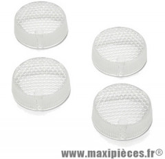 Kit Cabochon de clignotant transparent Aprilia RS 99-05, Derbi Xtrem et Xrace 04-05