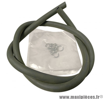 Durite carburant double couche 10mm gris (intérieur 10mm par 15mm extérieur/vendu par 1 Mètre) *Déstockage !