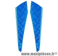 Marche pieds alu bleu anodisé mbk booster rocket next/yamaha bw's ng *Déstockage !