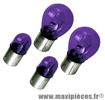 Ampoule de clignotant violet Booster Next 12V 21W/12V 10W *Déstockage !