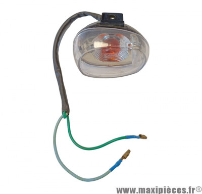 Clignotant avant gauche pour scooter 50cc Conti-Motors SRX POGO / R&B ou autres scoot *Déstockage !
