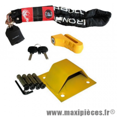 Pack sécurité antivol pour moto, maxi-scooter, cyclomoteur, scooter, quad * Déstockage !