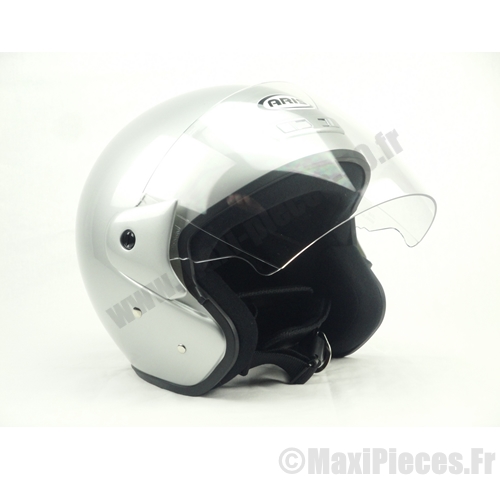 Casque quad bol jet gris L.