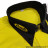 Chemise brodée manches courtes jaune Conti Racing Parts taille L *Prix discount !