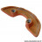 Aileron / Becquet / Spoiler orange matt pour scooter Conti-Motors SRX 50 R&B ou autres scooter chinois *Déstockage !