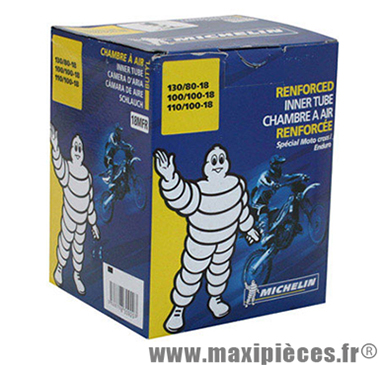 Chambre à air 18 pouces Michelin 18MFR (130/80x18 et 100+110/100x18) - renforcée pour Moto Cross