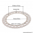 Couronne 520 aluminium renforcée 52 dents 8 trous pour moto/trial/proto/run/stunt * Déstockage !
