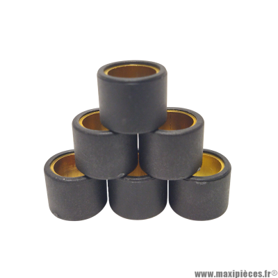 Galets variateur 15x12mm 4g (lot de 6) – Compatibles scooters & maxi-scooters * Déstockage !
