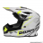 Casque cross adulte marque Doppler taille XXL (T63-64) couleur blanc jaune noir verni