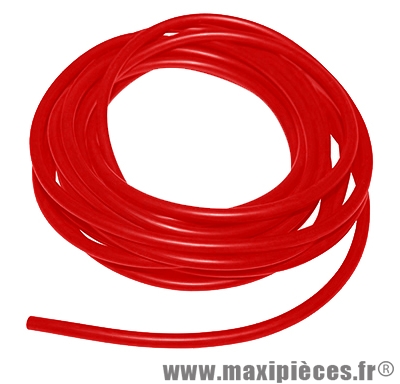 fil de bougie diamètre 7mm de couleur rouge (vendu par 0.50 mètre)