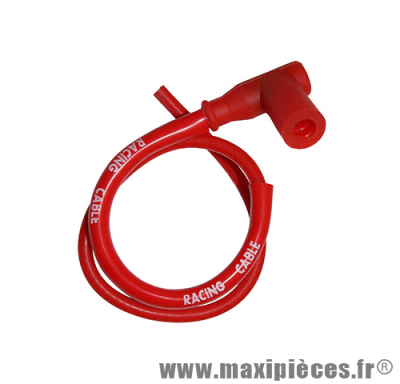 Antiparasite avec fil rouge racing pour moto, scooter, 50 à boite, cyclomoteur, quad