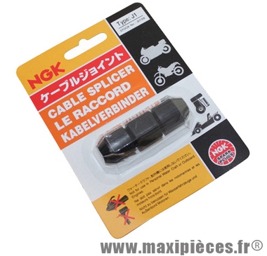 Adaptateur de fil antiparasite NGK type J1 pour moto, scooter, quad, cyclomoteur