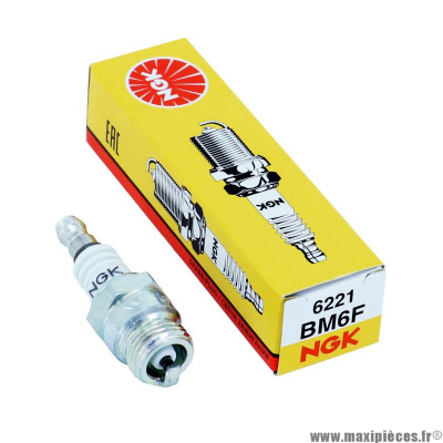 Bougie d'allumage NGK BM6F pour matériels motoculture (débroussailleuse, tronçonneuse)