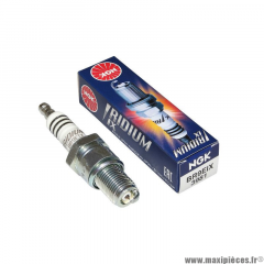 Bougie iridium ngk br9eix pour la majorité des moteurs a refroidissement liquide de configuration plus performante (bougie longue)