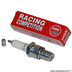 Bougie ngk b10es racing compétition pour la majorité des moteurs a refroidissement liquide de configuration plus performante (bougie culot long)