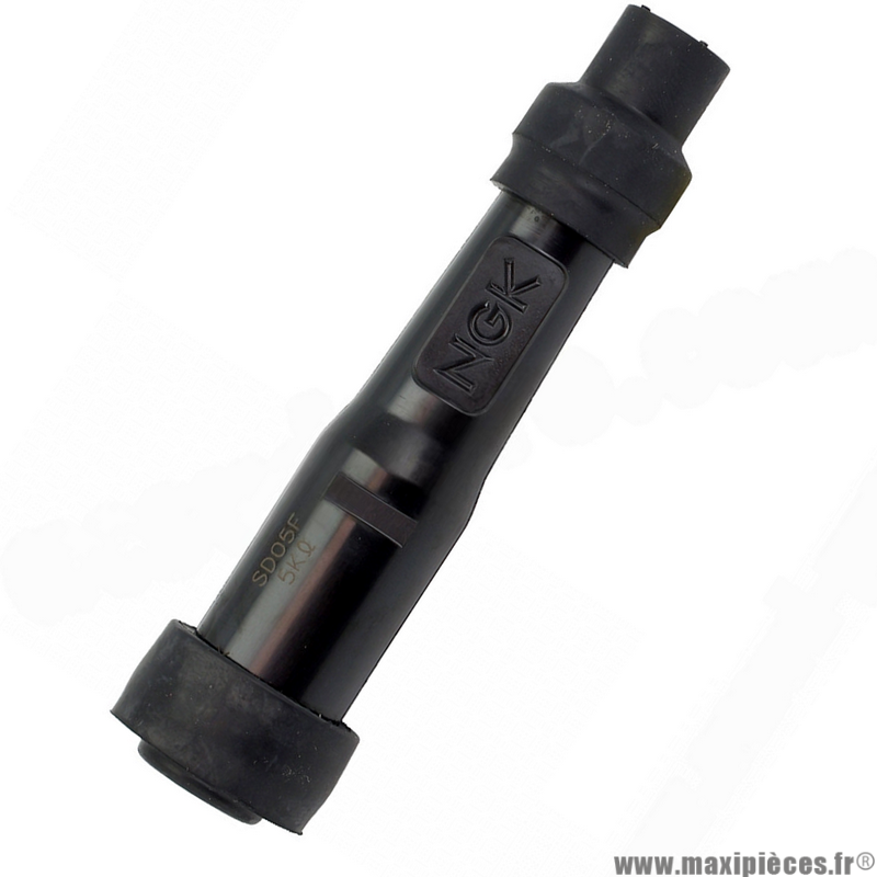 Antiparasite NGK SD05F 5KΩ (8022) noir compatible pour moto onda, Husaberg, Kawasaki, Ktm, Suzuki, Yamaha.