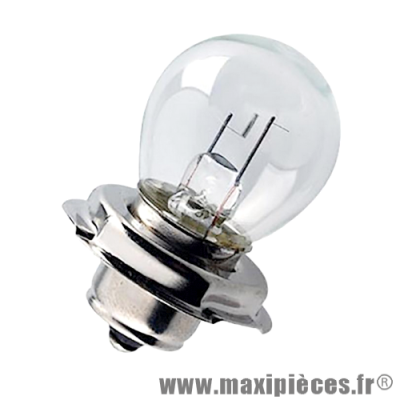 Ampoule/lampe 12v 25w norme SB25 blanc standard culot P26S