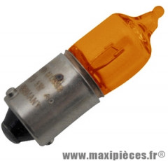 Ampoule de clignotant orange 12V 23W BA9S (x1) scooter, moto, quad, ...