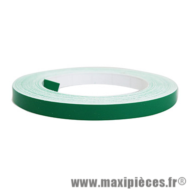 Autocollant/sticker/liseret vert pour jante et carrosserie rouleau de 10m largeur 6mm
