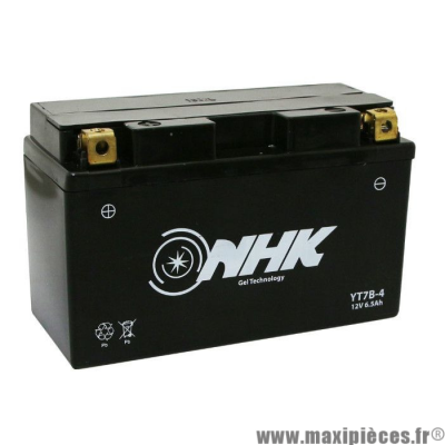 Batterie 12V 6,5ah NT7B-4 AGM sealed FA sans entretien (dimension: Lg150xL65xH93)