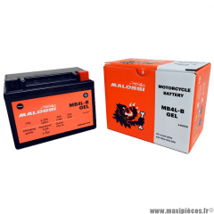 SHIDO LTX4L-BS Batterie moto 1,6Ah 12V YTX4L-BS