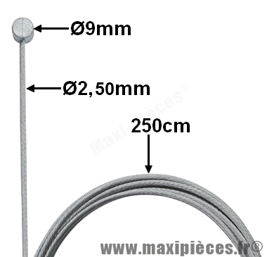 Cable d'embrayage moto et mécaboite universel - Maxi Pièces 50