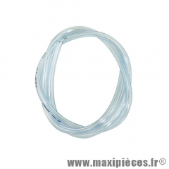 Durite d'essence 5mm transparent diamètre extensible (intérieur 5mm par 8mm extérieur/vendu par 1 mètres).