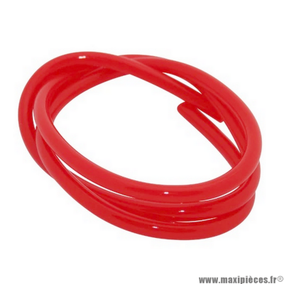Durite d'essence 5mm rouge diamètre extensible (intérieur 5mm par 8mm extérieur/vendu par 1 mètres) translucide * Prix spécial !