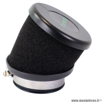 Filtre à air Carenzi mousse incliné alvéolée diamètre connexion 49-50mm Spécial Carburateur PWK de 21 à 34mm * Prix spécial !