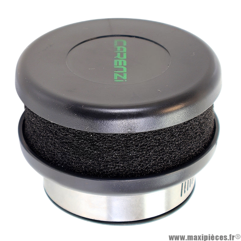 Filtre à air Carenzi en mousse droite alvéolée, diamètre de connexion 49-50 mm, spécial carburateur PWK de 21 à 34 mm * Prix spécial !