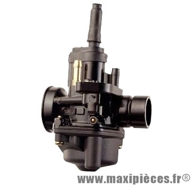 Carburateur type phva 17,5 noir pour cyclomoteur, scooter, mécaboite…