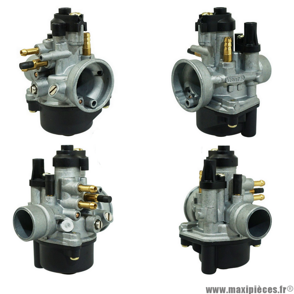 Pack carburateur PHBN 17,5 (stater à câble) universel adaptable pour moto, 50 à boite, scooter, cyclomoteur et autres véhicules * Prix spécial !